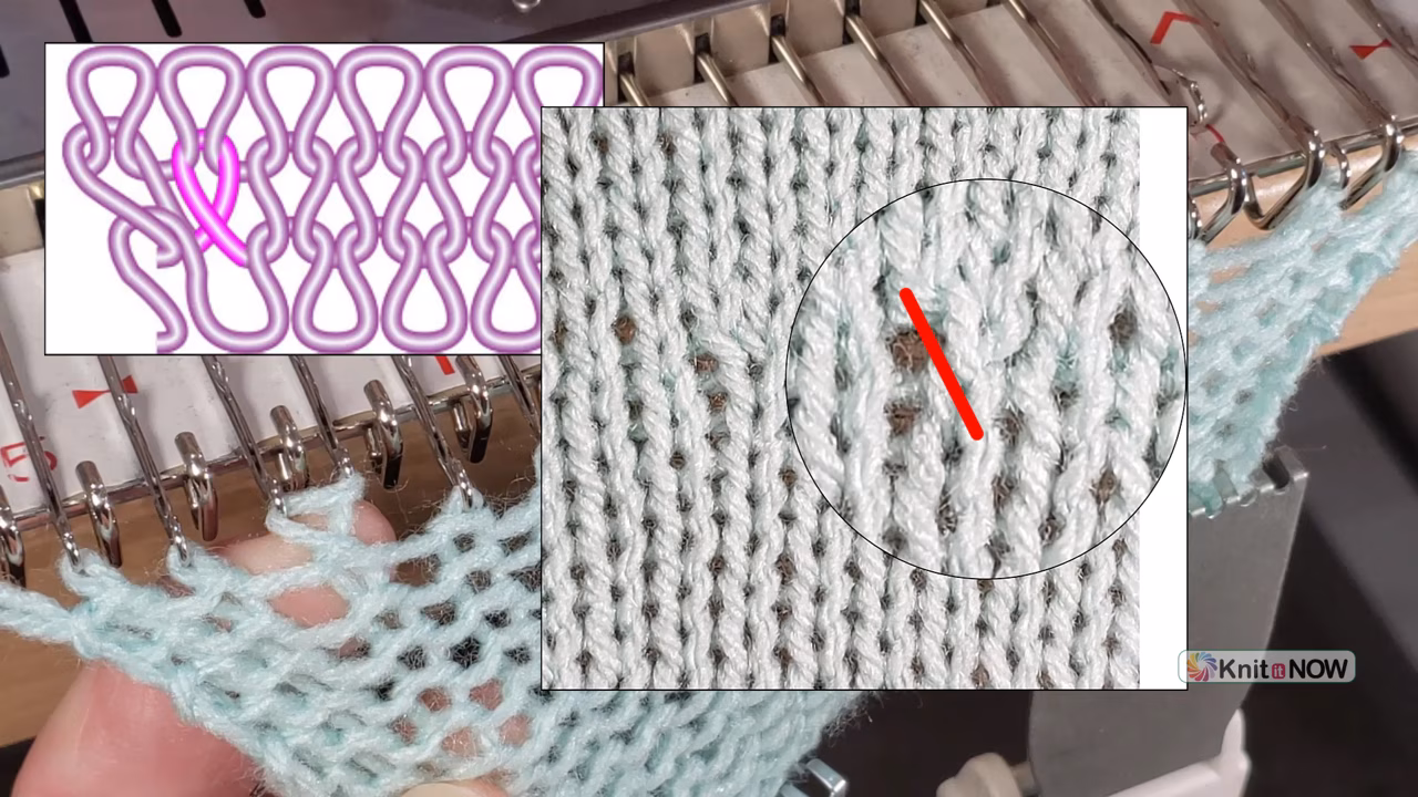 Hand Knit Increase Tutorial for Machine Knitting