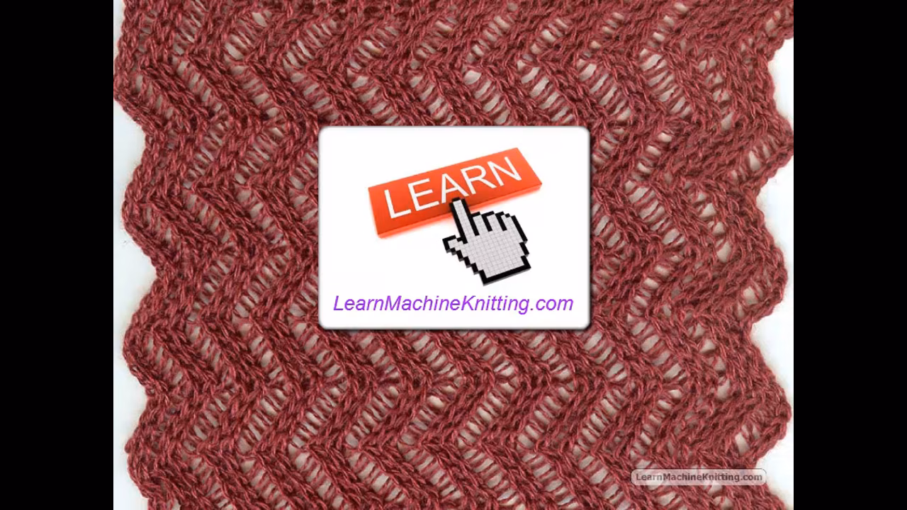 Learn to Machine Knit Tutorial for Machine Knitting
