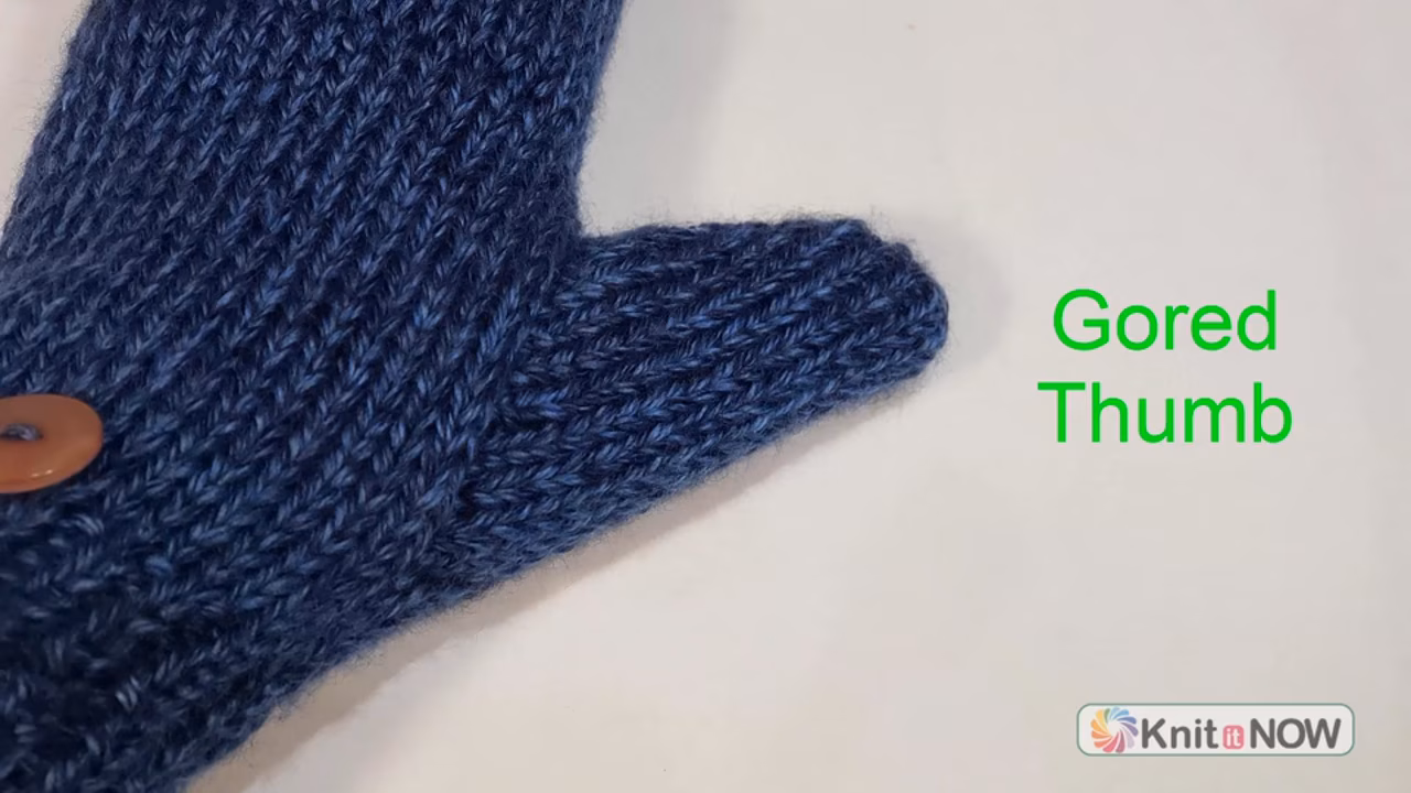 Mitten Gore Thumb Tutorial for Machine Knitting