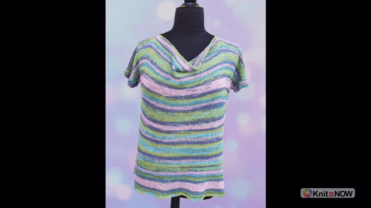 Mock Cowl Neckline Tutorial for Machine Knitting