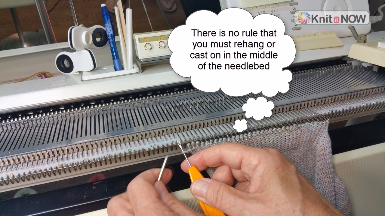 Neckline Shaping and the Row Counter Tutorial for Machine Knitting