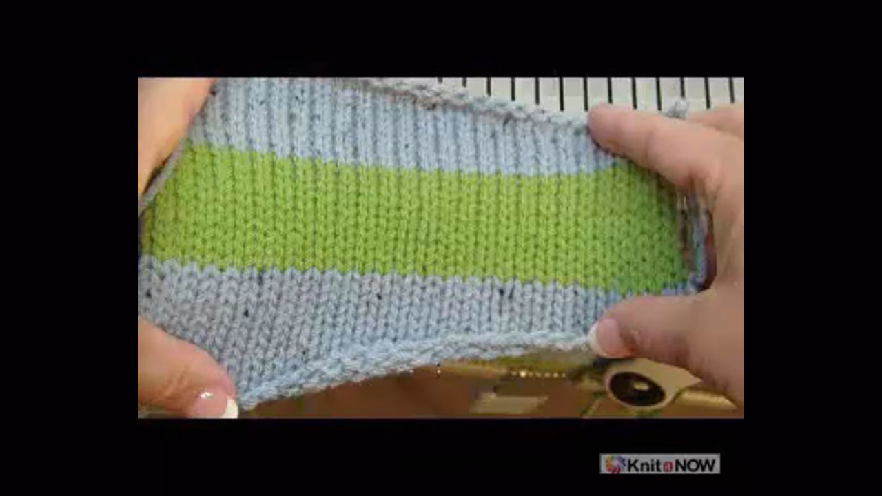 Short Row Increases and Decreases Tutorial for Machine Knitting