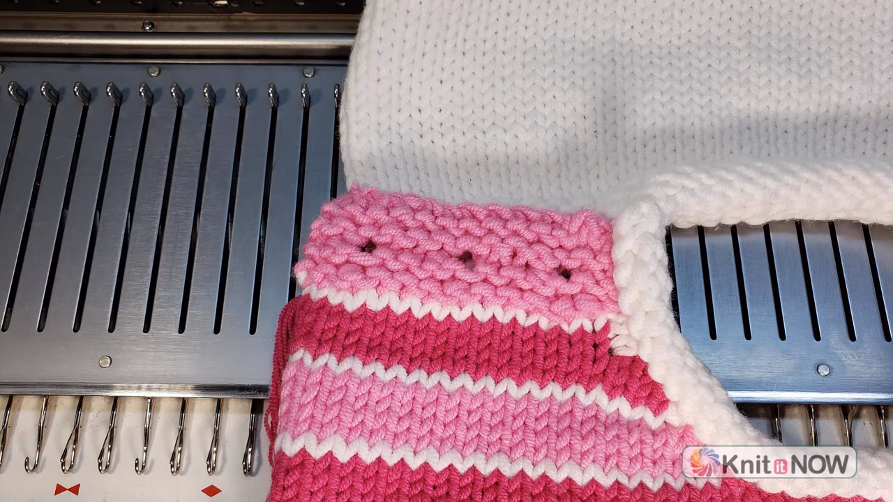 Shoulder Opening for Kids Pullovers Tutorial for Machine Knitting