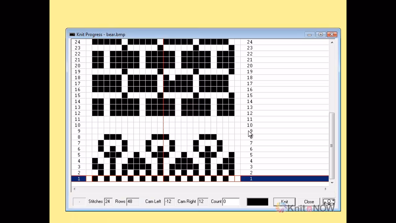 SilverKnit Pattern Controller Part 2 Tutorial for Machine Knitting