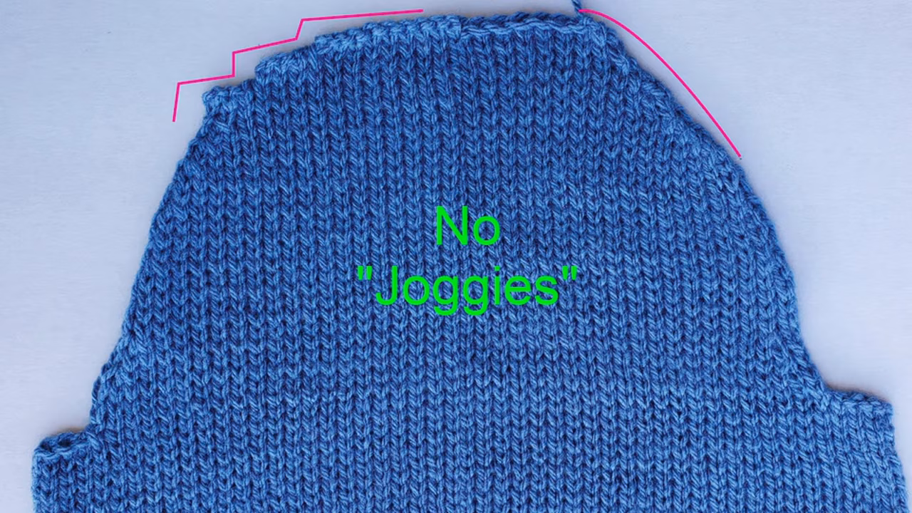Sleeve Shaping: No Joggies Tutorial for Machine Knitting