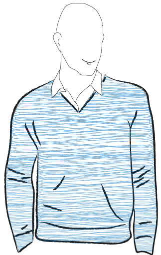 Top Down Raglan - Bulky - V Neck - Adults by Knit it Now eBook