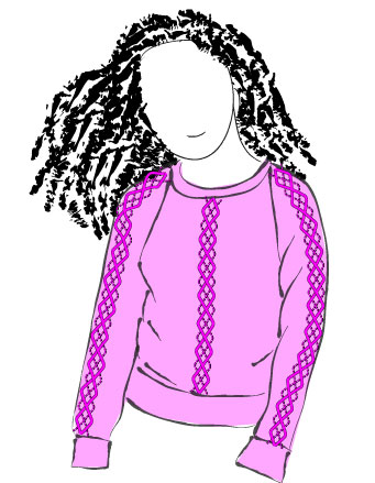 Top Down Raglan - Bulky - Round Neck - Babies and Kids by Knit it Now eBook