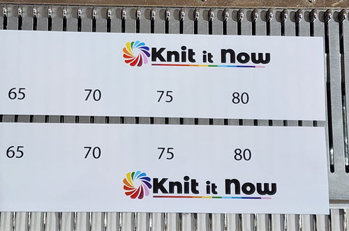 Number strip Pair (6mm TR/TH160) by Knit it Now