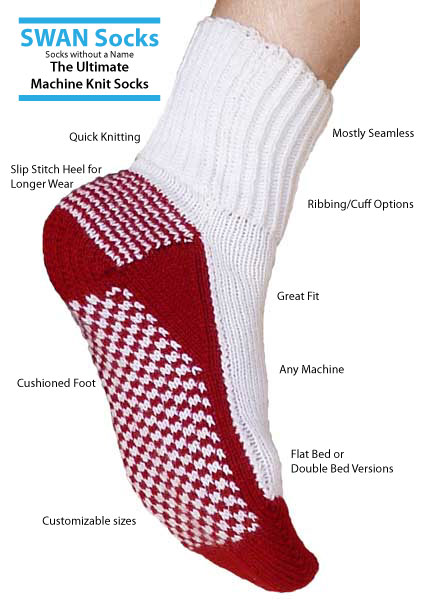 Swan Socks (The Ultimate MK Socks) by Knit it Now eBook