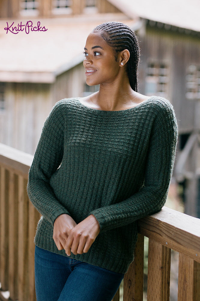 Waffle Stitch Pullover - Inspiration