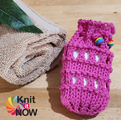 Knit-able soap-sacks Knit-able soap-sacks