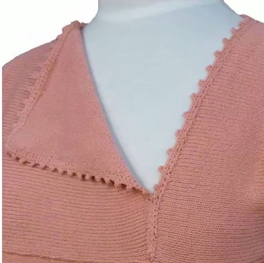 Weekend Tee machine knitting pattern – lightweight, short-sleeve sweater design