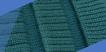 Ribbing without a Ribber Knit In Now Course
