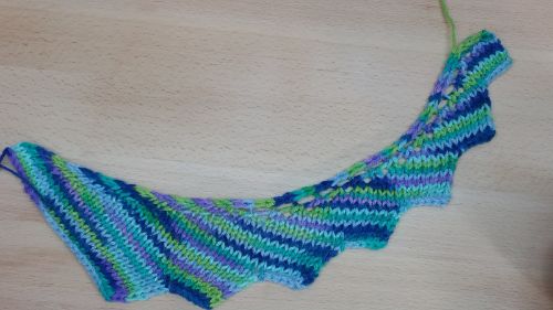 Asymmetric Shawlette/Scarf