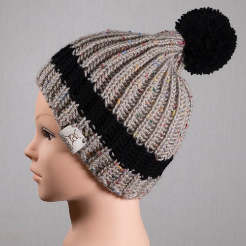 Fisherman Rib Hat, ANY machine, ANY yarn