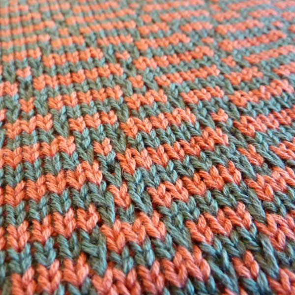 Multi Color Slip Stitch Pattern For Machine Knitting KIN 8102 Multi