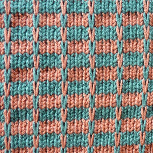 Multi Color Slip Stitch Pattern For Machine Knitting Kin