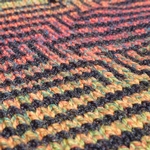 machine knit multi-color slip