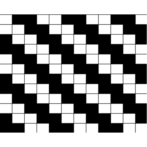 Diagonals, Stitch patterns